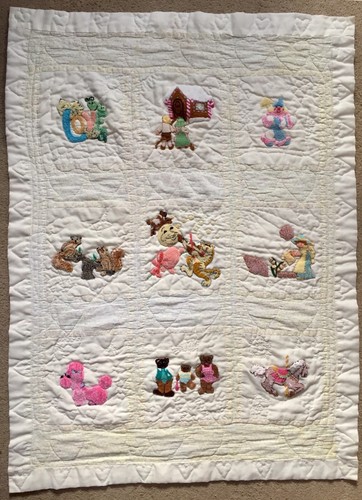 Vintage baby blanket - baby,
