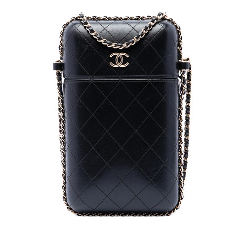 Chanel matelassé cuir - cc,