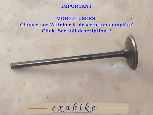 Soupape echappement pour - d'echappement,
