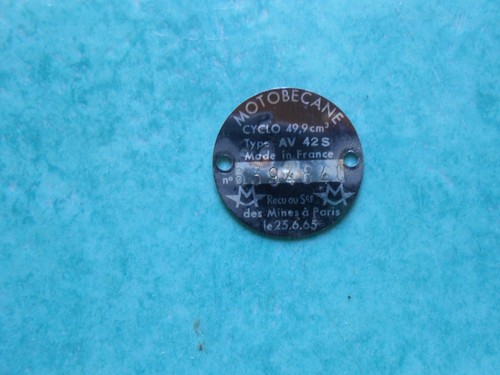Plaque mines culasse