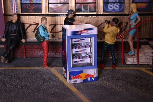 Diorama élément frigo red - diorama,