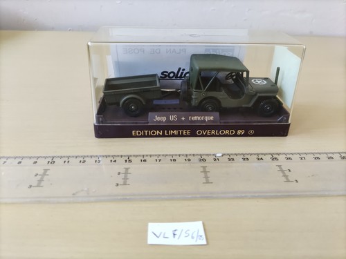 Solido jeep remorque - jeep, us