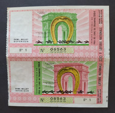 BILLET LOTERIE NATIONALE de