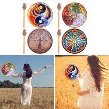 Tambour chamanique, accessoire de musique pour débutants, tambour à main