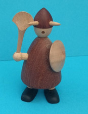 Viking en bois SCANDINAVE vintage 1960'S TECK 