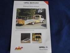 Catalogue feuillet opel movano - catalogue,