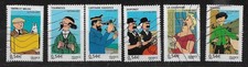FRANCE oblitéré 2007 Les voyages de Tintin Y&T N° 4051/4056