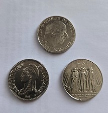 3 Pièces de semeuse de 1