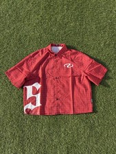 Chemise rouge oversize