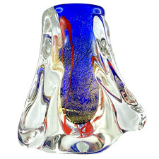 VASE Design Verre MARCEL SABA à BIOT Glass 90' Verrerie, novaro/luzoro/begou...