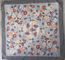 FOULARD CARRE MISS HELEN GRIS