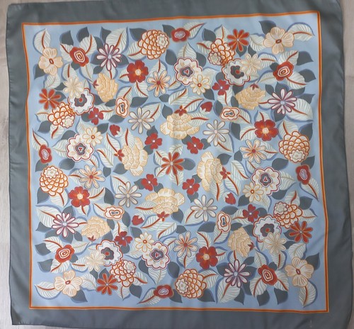 Foulard carre miss helen gris - helen,