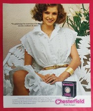 Pub Lingerie Féminine Collants CHESTERFIELD pour changer  1977 