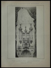 PROJET D' ORGUE - PLANCHE 1888