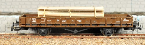 Wagon plat sncf charge - sncf,