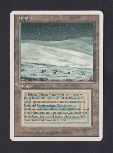 Magic mtg tundra revised - tundra,