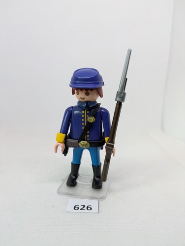 Custom playmobil acw soldat - -,
