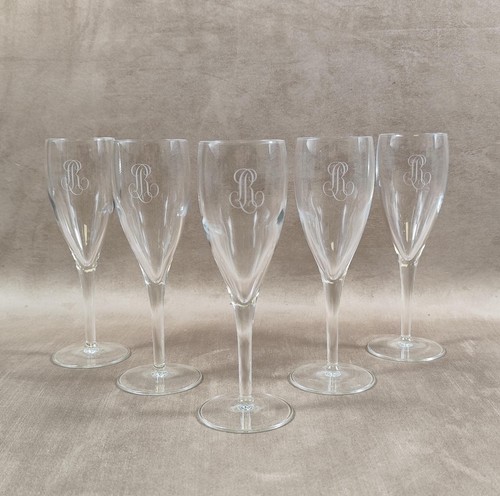 Lot flutes cristal champagne - flutes,