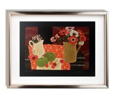 YVES GANNE (1935-2019) LITHOGRAPHIE ORIGINALE FLEURS ET FRUITS SIGNEE (72)