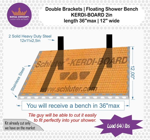 Walk shower double - shower, |