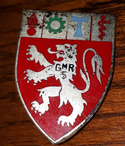 Insigne militaire gmr ri - militaire, 5