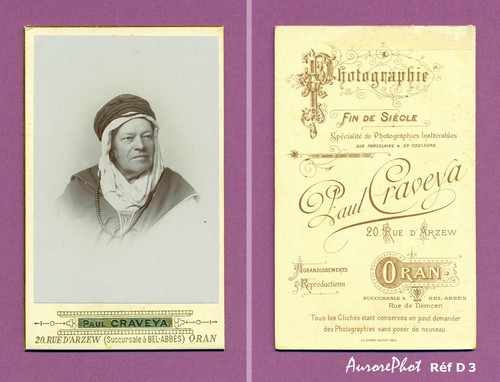 Cdv craveya oran portrait - craveya, À