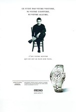 Publicité Advertising 088  2003   montre  Seiko arctura Kinetic chrono