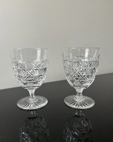 Verres eau en cristal - verres,