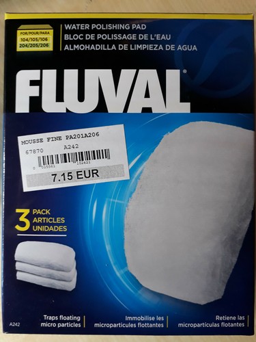 Fluval cartouche filtre - filtre, fin