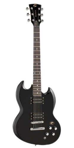 Double cutaway guitare - double,