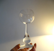 1 verre vin blanc cristal de