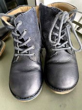 Bottines à lacets bleu marine en excellent état