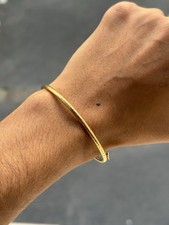 Bracelet Jonc ouvrant en Or Jaune 18K  / Décor de rinceaux / Réf MP2652