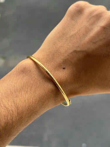 Bracelet jonc ouvrant or - bracelet,
