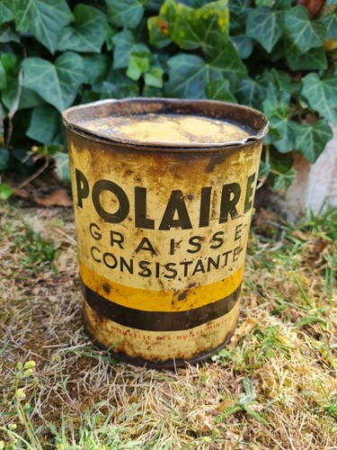 Ancien pot huile - huile, polaire