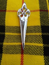 New Scottish Swirl Sword Kilt Pin Chrome Finish/Brooch Kilt Pin/Kilt Pins