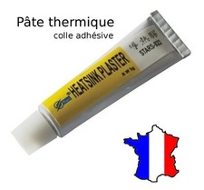Pâte thermique adhesive colle silicone électronique, chipset, transistors, puce