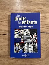 Livre Les Droits des enfants / Dalloz / Ségolène Royal
