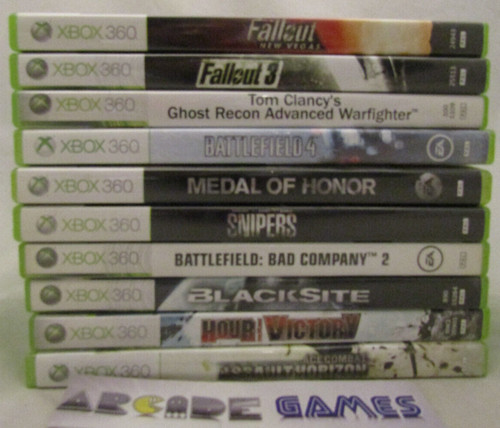 Lot jeux xbox 360 guerre - 10,