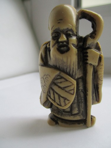 Netsuke figurine sages - netsuke,
