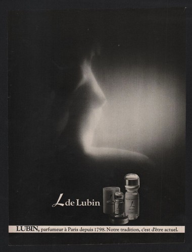 Publicité papier 1979 parfum - papier,