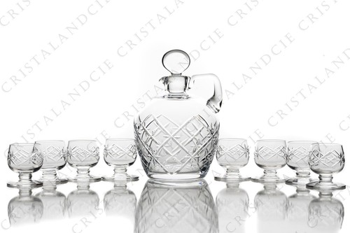 Service liqueur taillé - à, par
