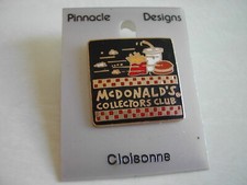 Joli pin's émaillé Restaurant - MC DONALD 's COLLECTORS CLUB  - Pinacle Designs