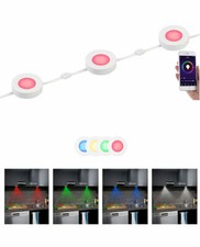 3 spots à LED RVBB encastrables connectés ULA-100 - Lunartec