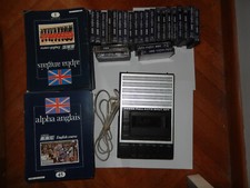 Alpha Anglais english course - 96 FASCICULES + 24 CASSETTES + LECTEUR CASSETTE