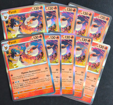 Lot Cartes Pokémon X10 PYROLI