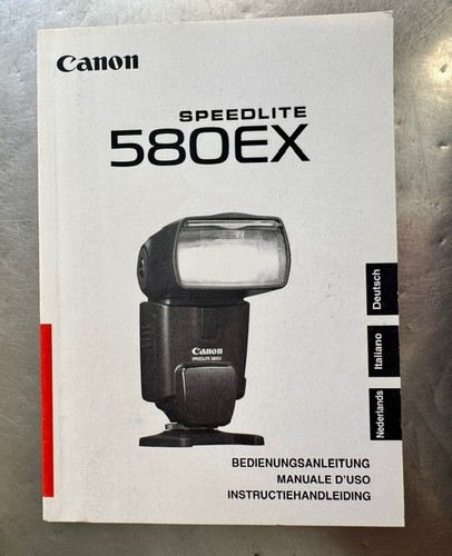 Canon 580 blitz manuel - ex-580,