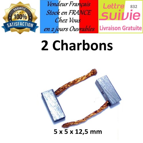 Lot balais charbon x 5 - charbon,
