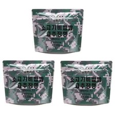 [3 Pack] Korean Army MRE Combat Ration – Beef Bibimbap with Gochujang Sauce 130g