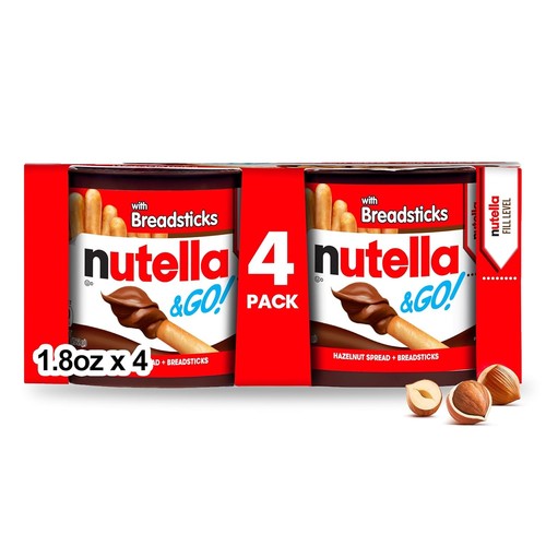 Nutella 4 pack - go!,